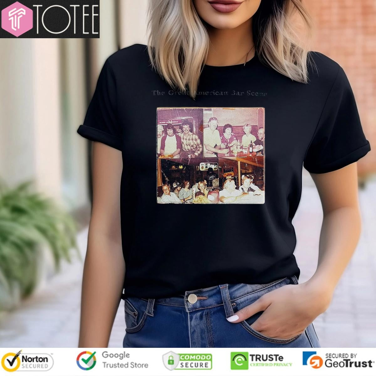 The Great American Bar Scene Zach Bryan Vintage T-shirt