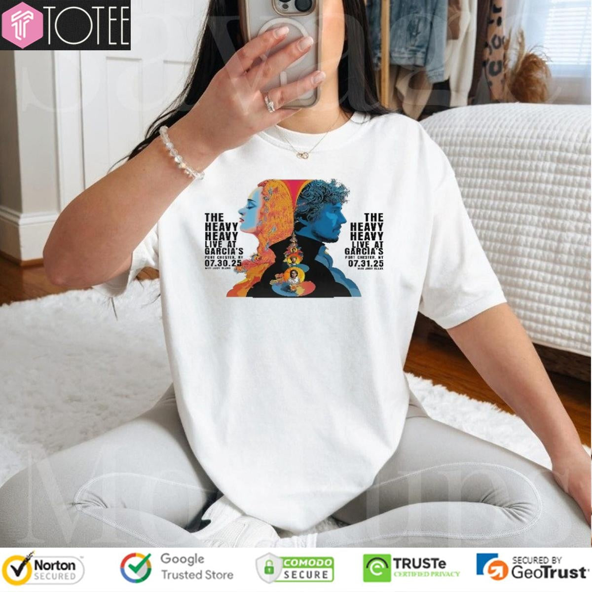 The Heavy Heavy Live At Garcias Concert 2025 T-shirt