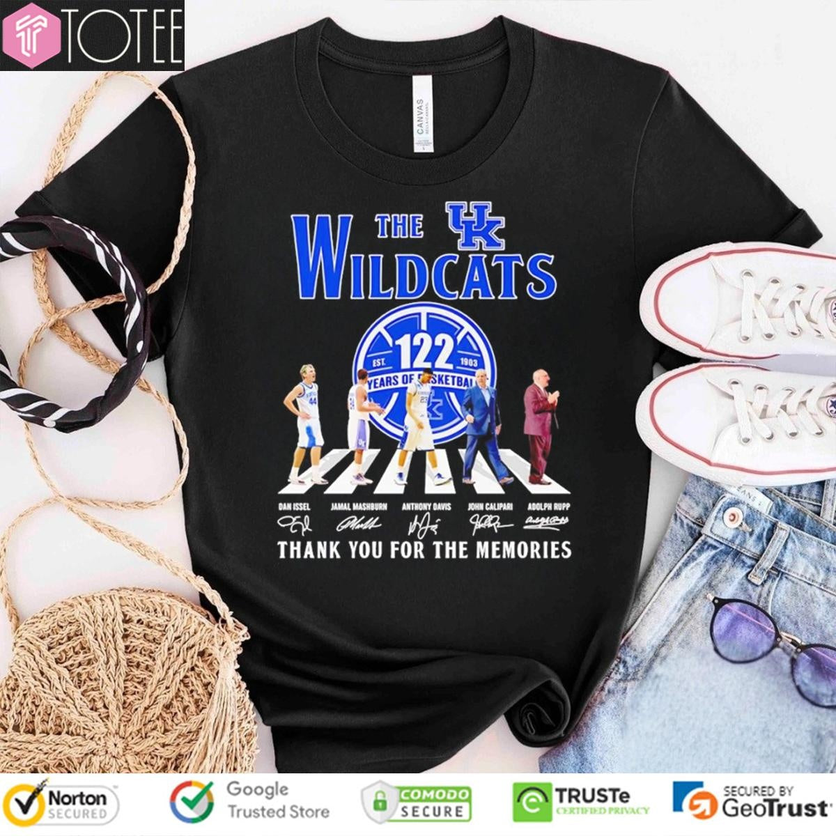 The Kentucky Wildcats Abbey Road Signatures T-shirt