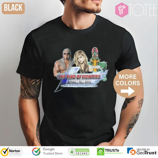 The King Of Fighters 2002 Unlimited Match Scott Steiner Avril Lavigne Jinzo T-shirt