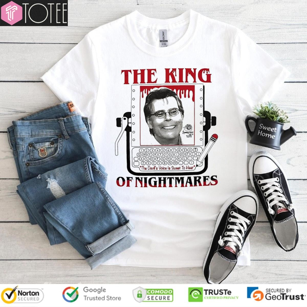 The King Of Nightmares Stephen King T-shirt