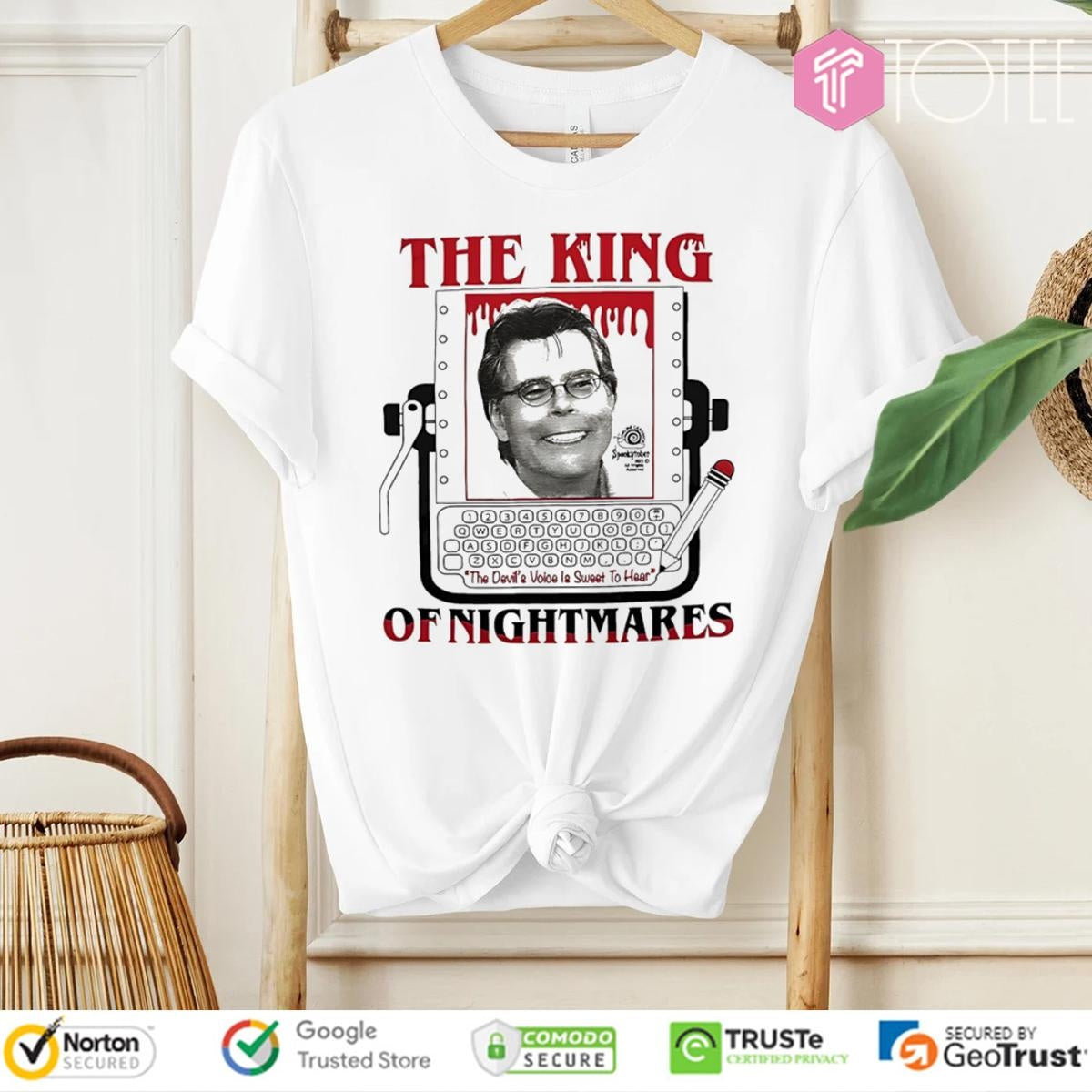The King Of Nightmares Stephen King T-shirt