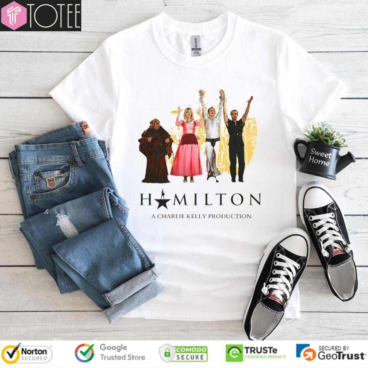 The Nightman Cometh Hamilton A Charlie Kelly Production T-shirt