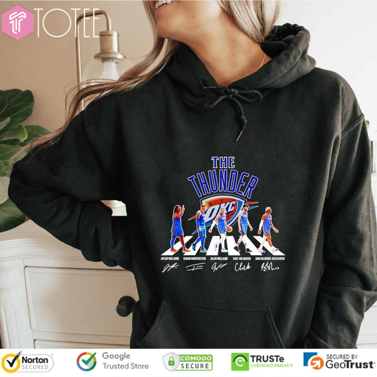 The Oklahoma City Thunder Abbey Road Signatures T-shirt