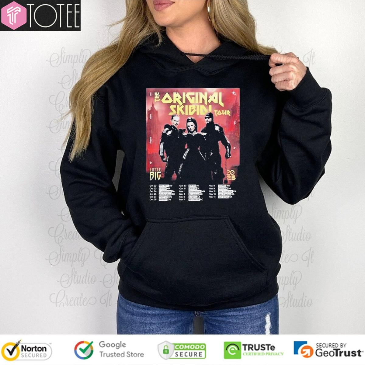 The Original Skibidi Tour 2025 Little Big Band T-shirt