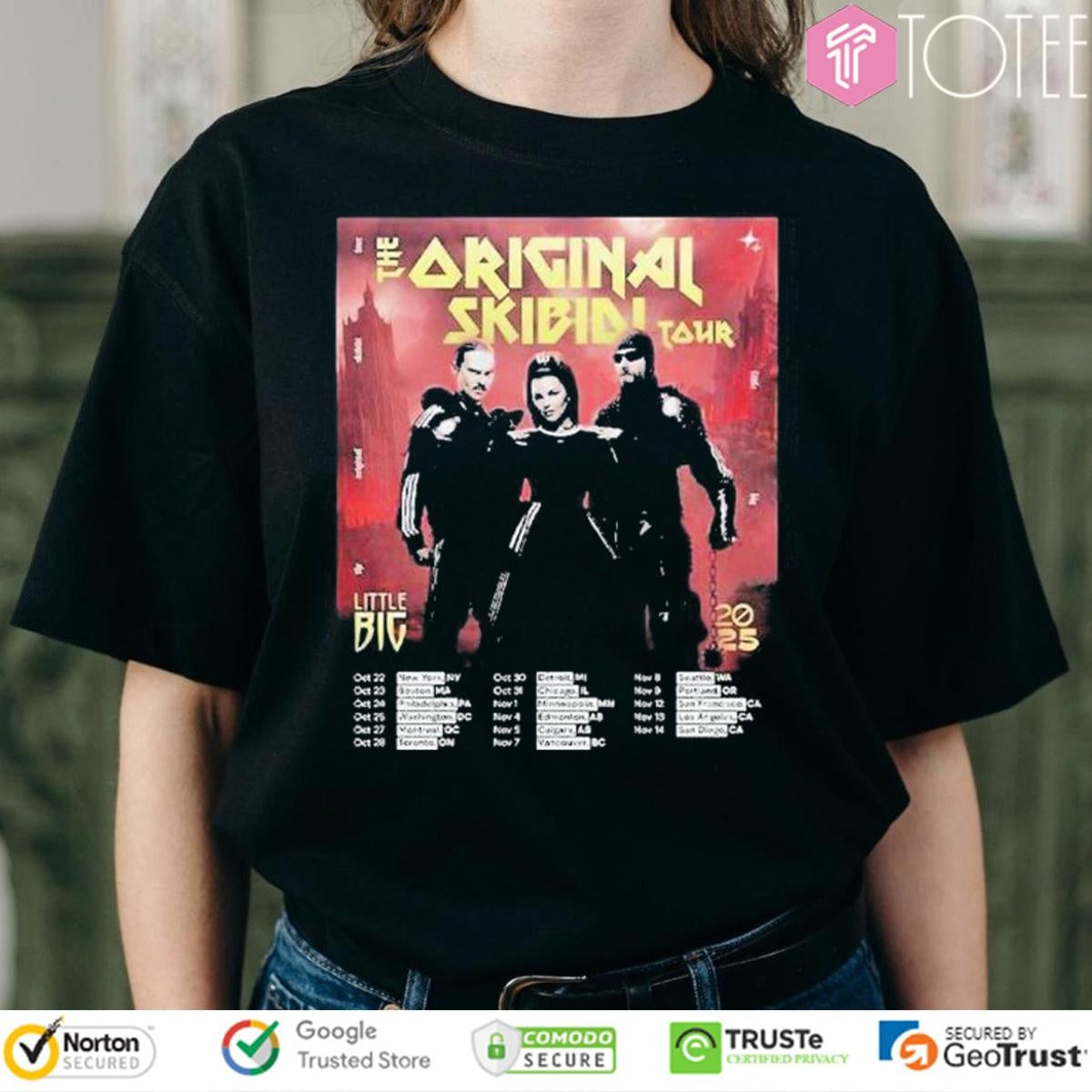 The Original Skibidi Tour 2025 Little Big Band T-shirt