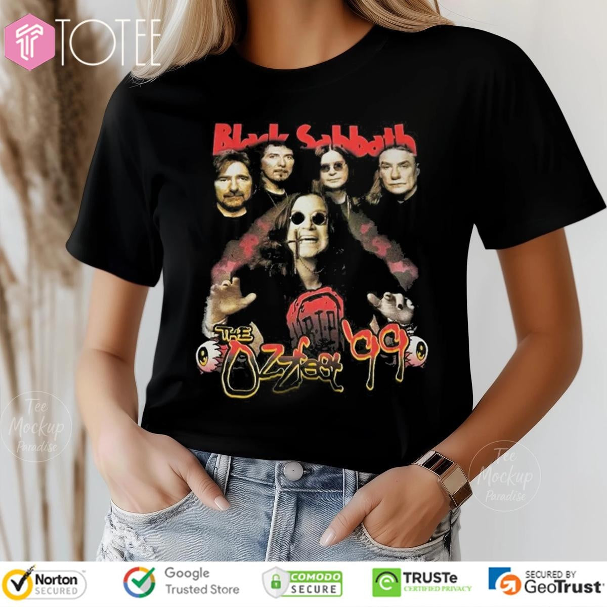 The Ozzfest 1999 Ozzy Osbourne Black Sabbath Band Concert T-shirt