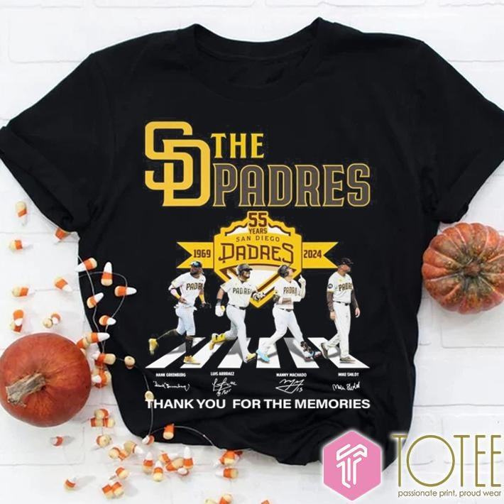 The San Diego Padres Abbey Road Signatures T-shirt