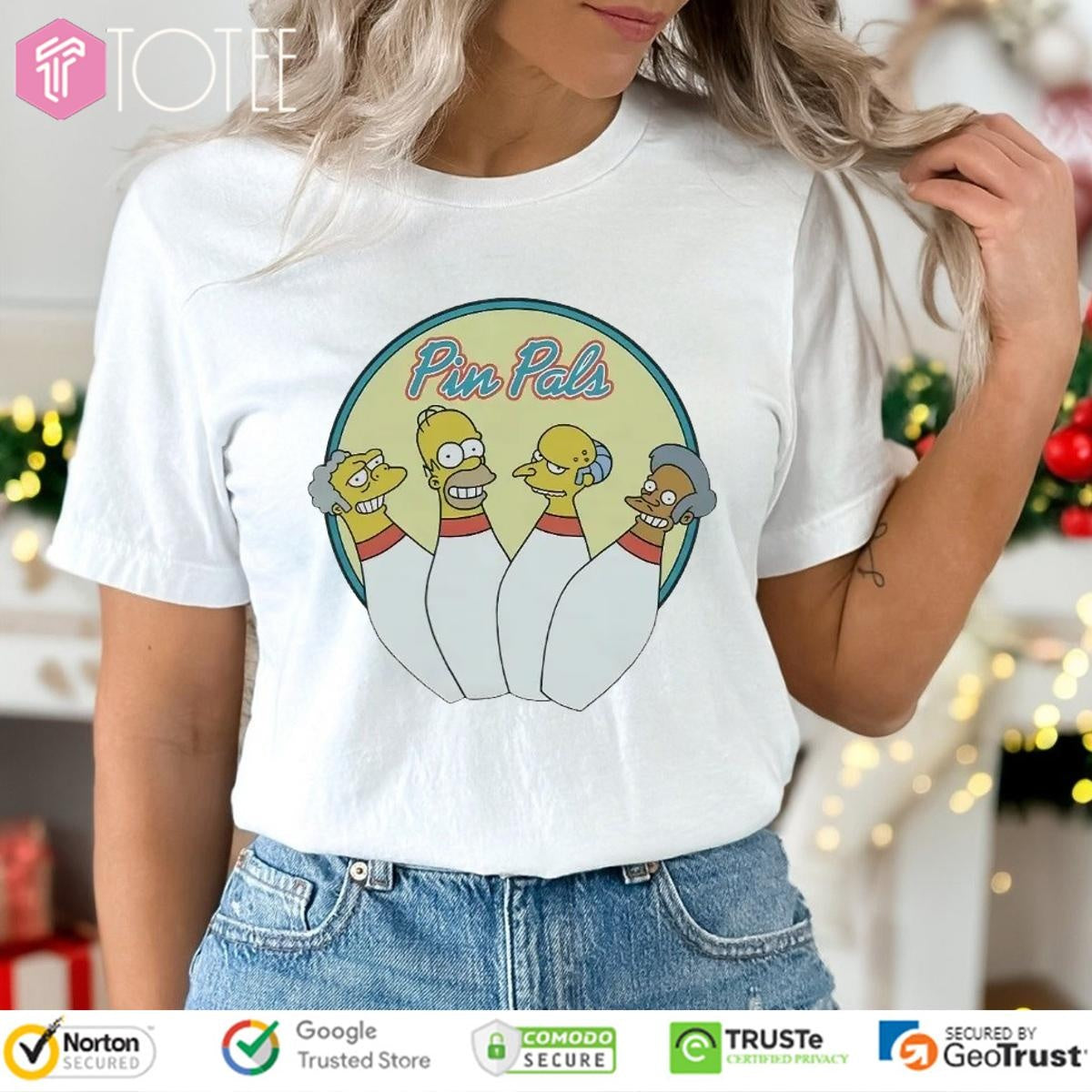 The Simpsons Pin Pals Bowling T-shirt