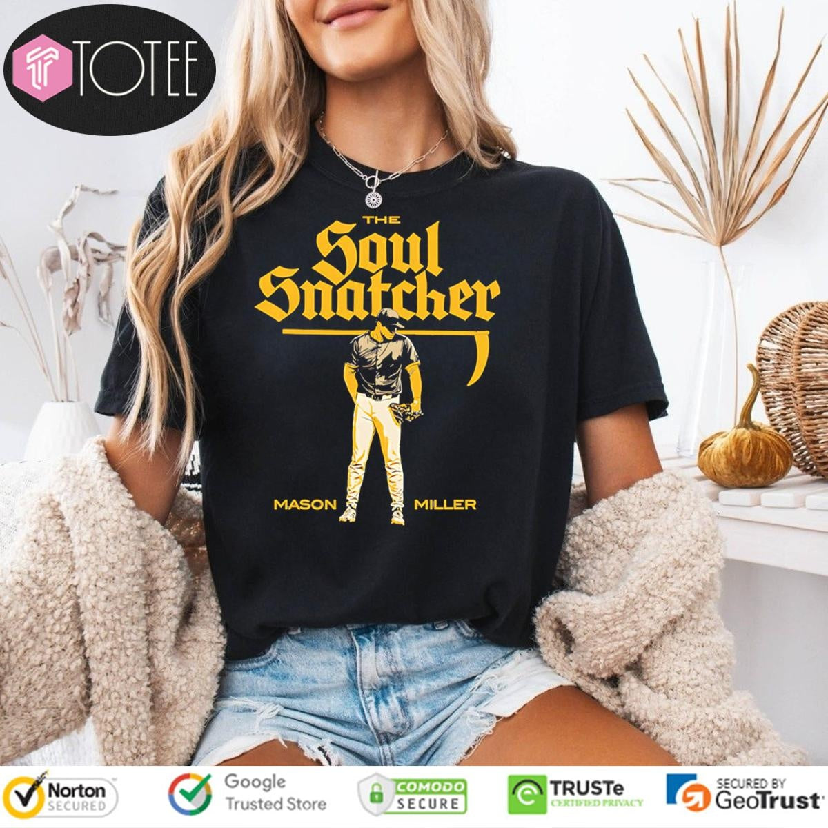 The Soul Snatcher Mason Miller San Diego Padres Baseball T-shirt