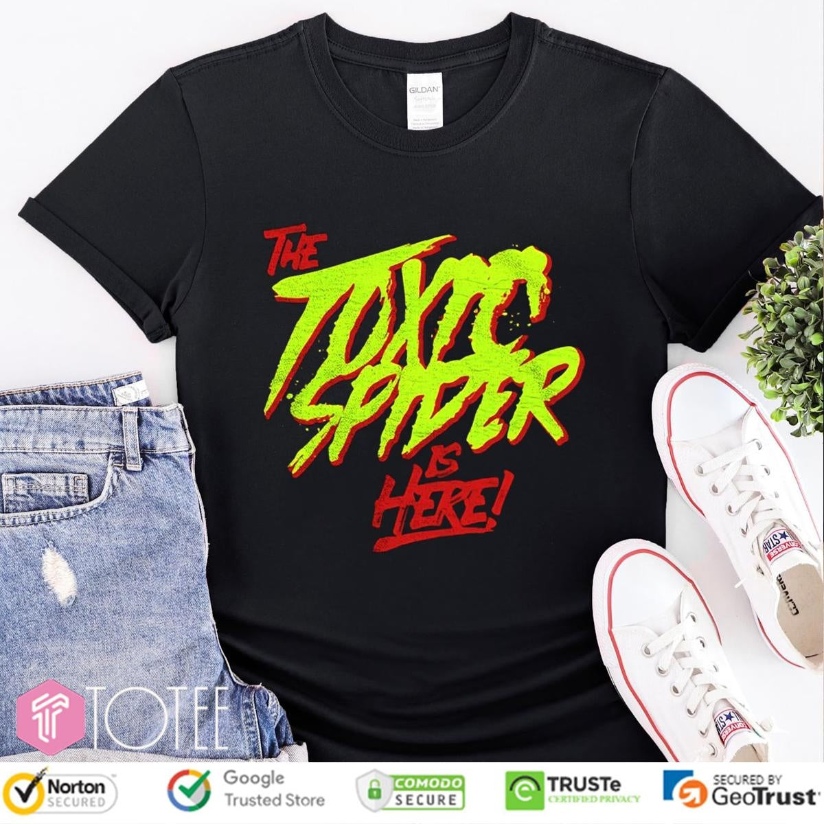 The Thekla Toxic Spider Is Here Heavyweight Aew T-shirt