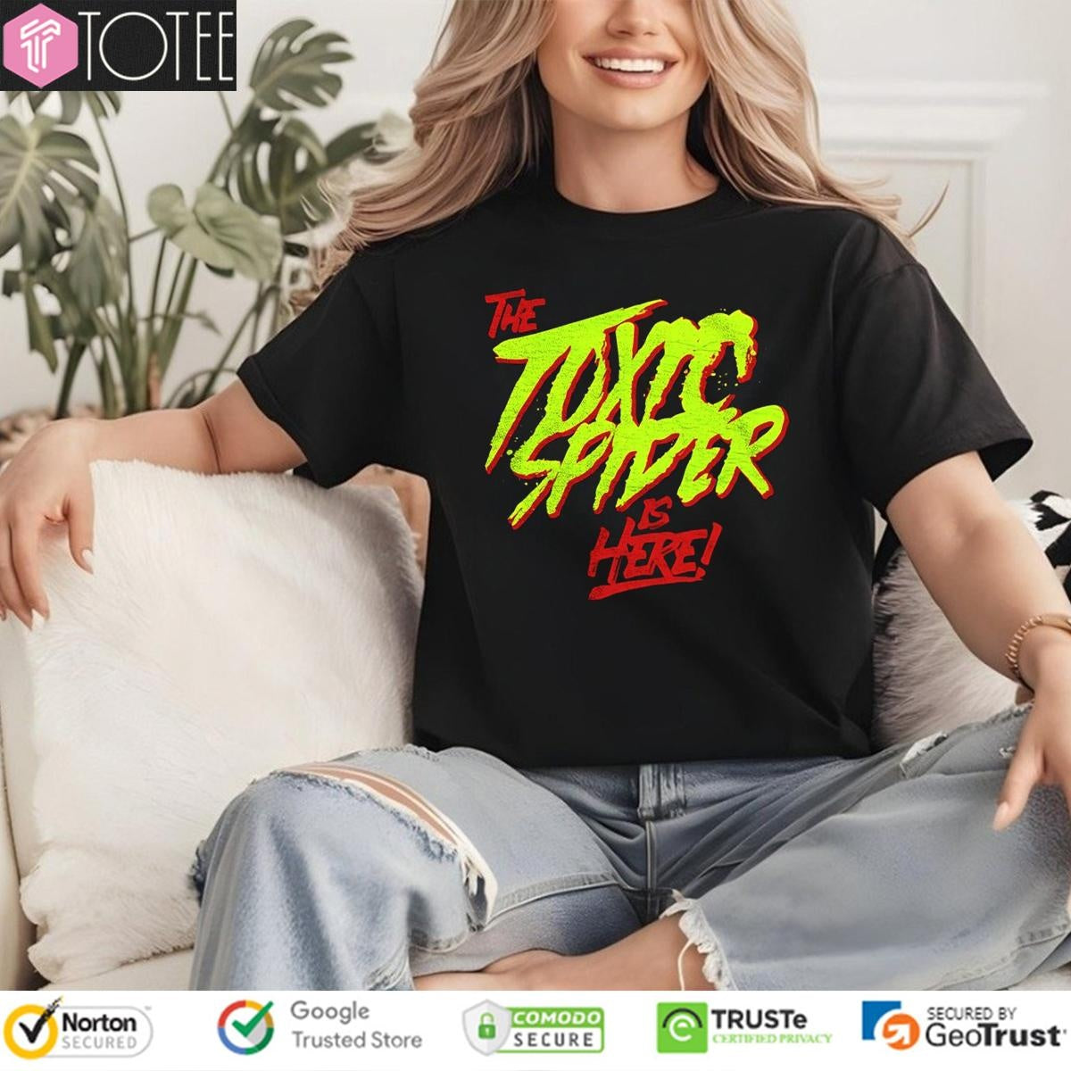 The Thekla Toxic Spider Is Here Heavyweight Aew T-shirt