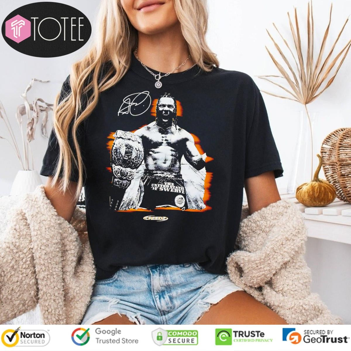 The United State Of Swerve Strickland Signature T-shirt