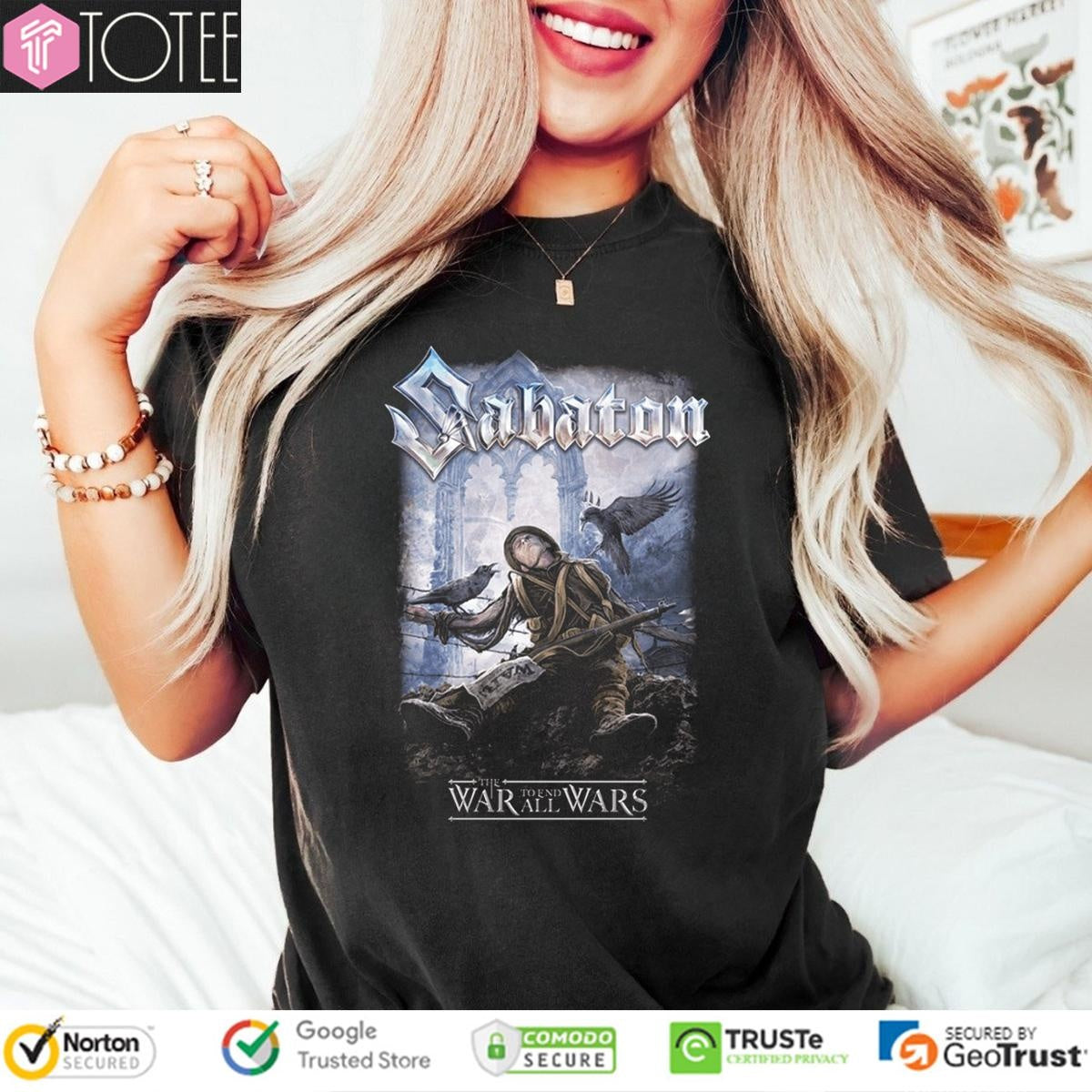 The War To End All Wars Sabaton Band T-shirt