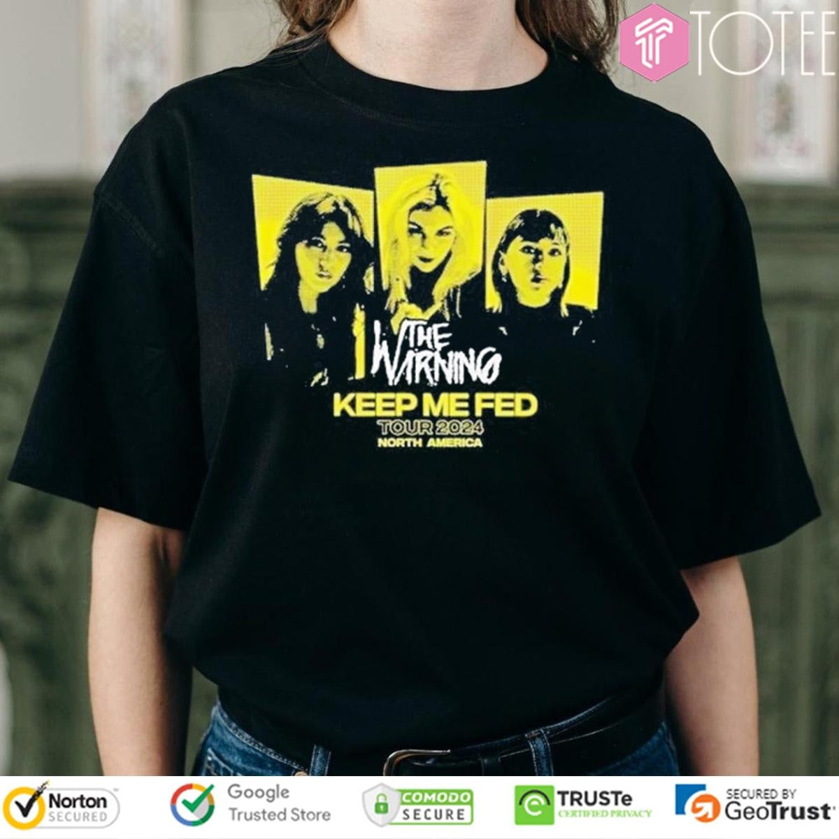 The Warning Band Keep Me Fed Tour 2024 North America T-shirt
