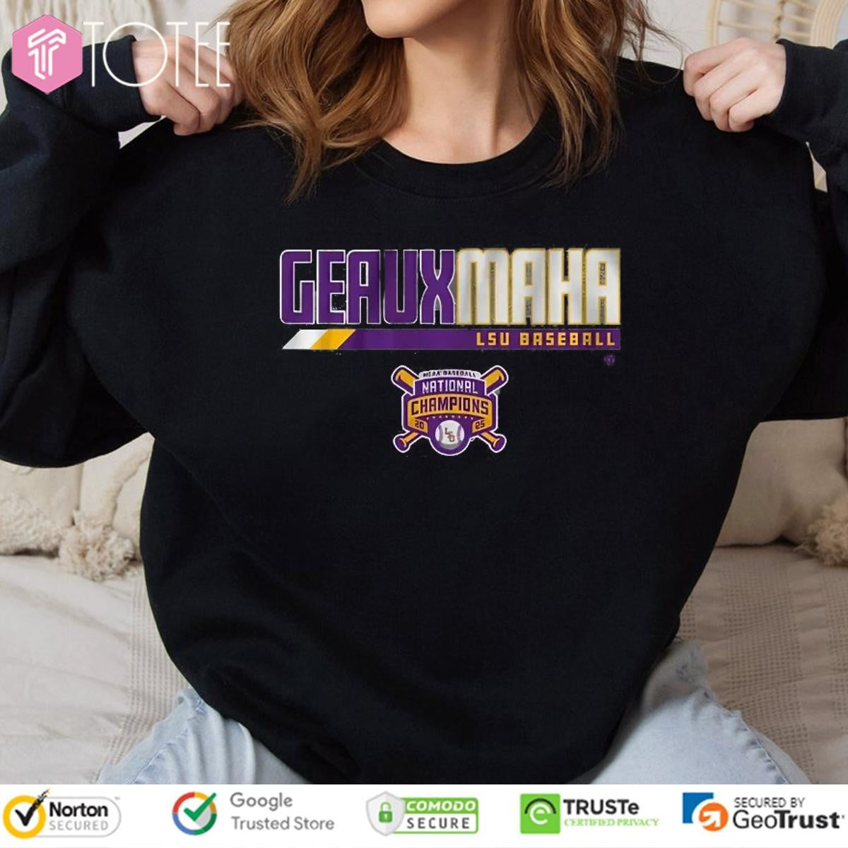 LSU Tigers Baseball Geauxmaha 2025 National Champions T-shirt