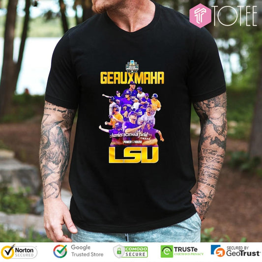 LSU Tigers Baseball Geauxmaha 2025 Super Regional Champions T-shirt