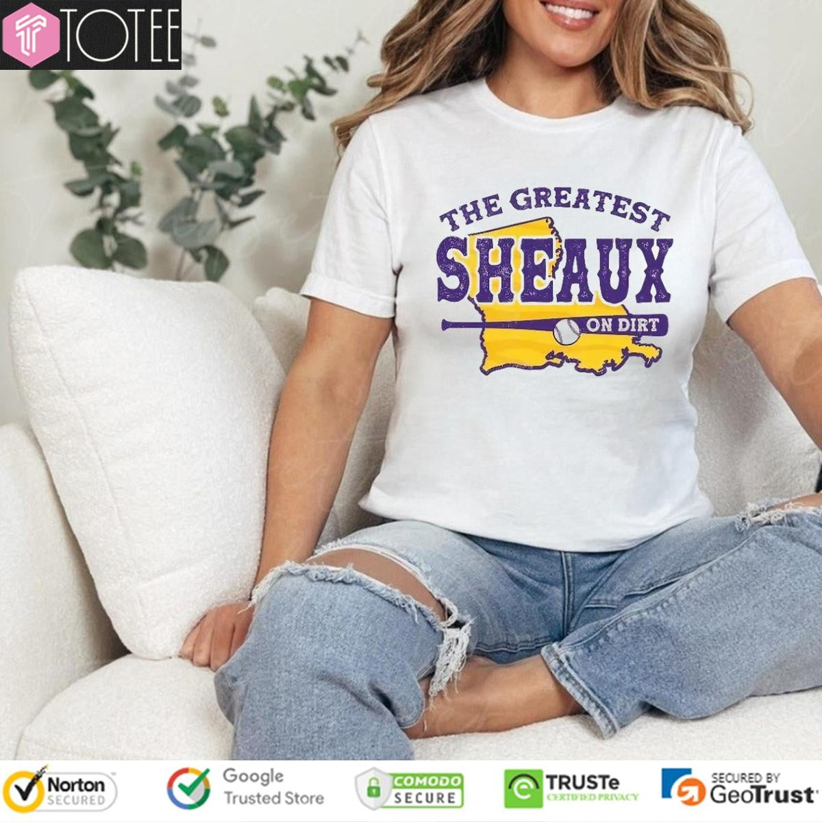 LSU Tigers Baseball The Greatest Sheaux On Dirt T-shirt