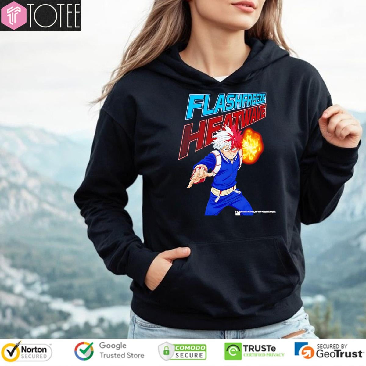 Todoroki Shoto Flashfreeze Heatwave My Hero Academia T-shirt