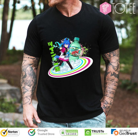 Twin Turbo Uma Musume Mountain Dew Baja Blast T-shirt