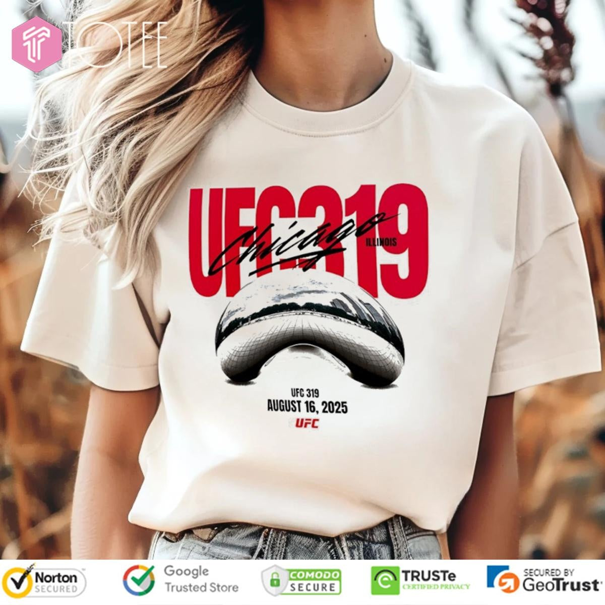 Ufc 319 Chicago Illinois 2025 T-shirt
