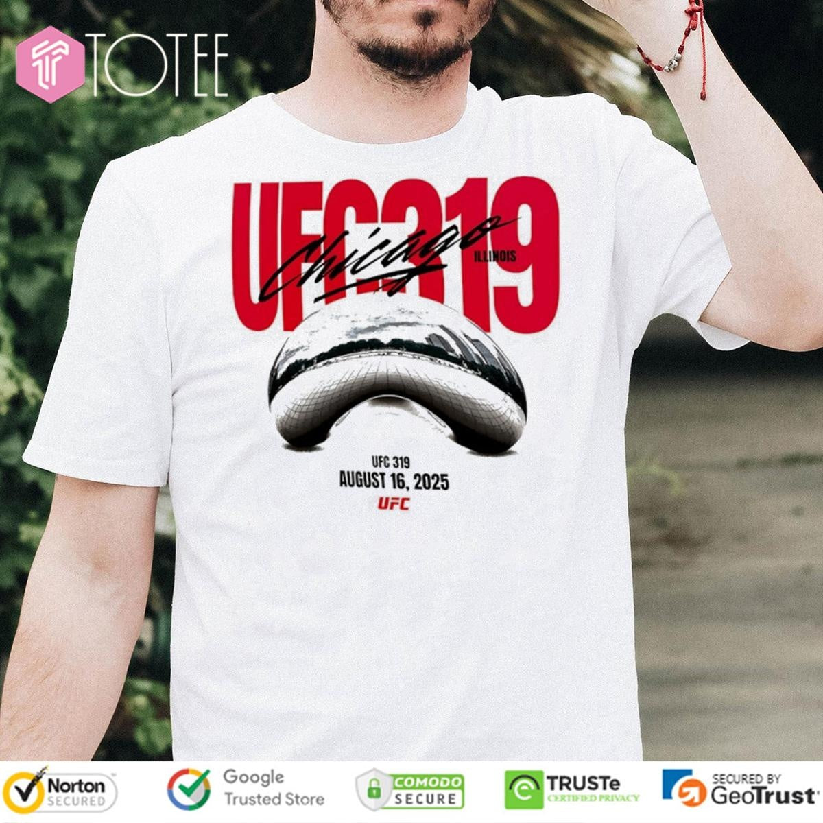 Ufc 319 Chicago Illinois 2025 T-shirt