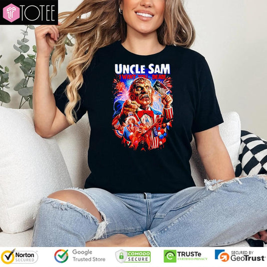 Uncle Sam I Want You Dead 4Th Of July Halloween T-shirt