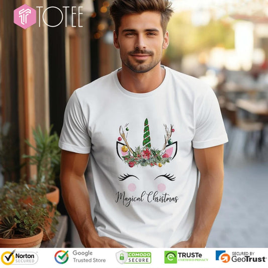 Unicorn Magical Christmas T-shirt