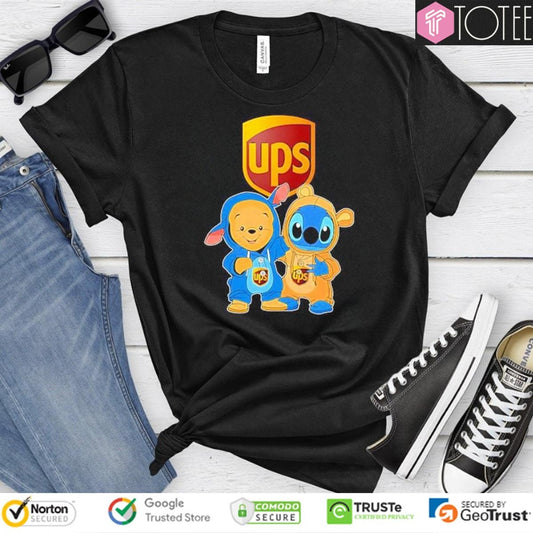 Ups Pooh And Stitch United Parcel Service T-shirt