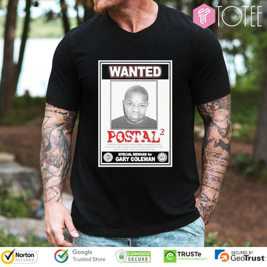Wanted Postal 2 Special Reward For Gary Coleman T-shirt