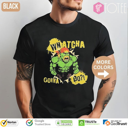 Whatcha Gonna Do Hulk Marvel X Hulk Hogan T-shirt