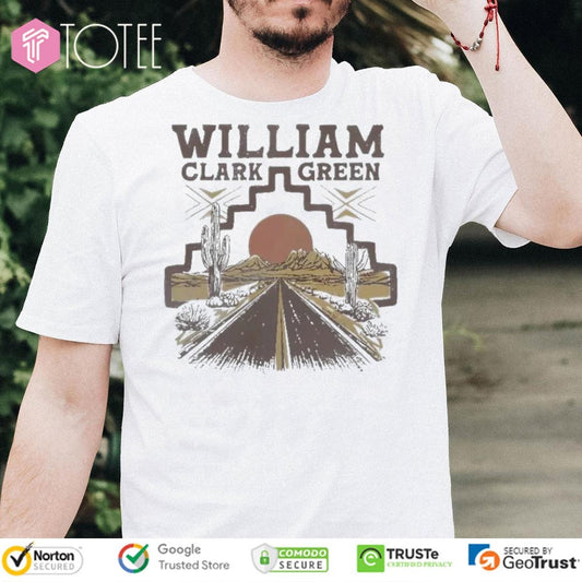 William Clark Green Aztec Highway Sun Vintage T-shirt