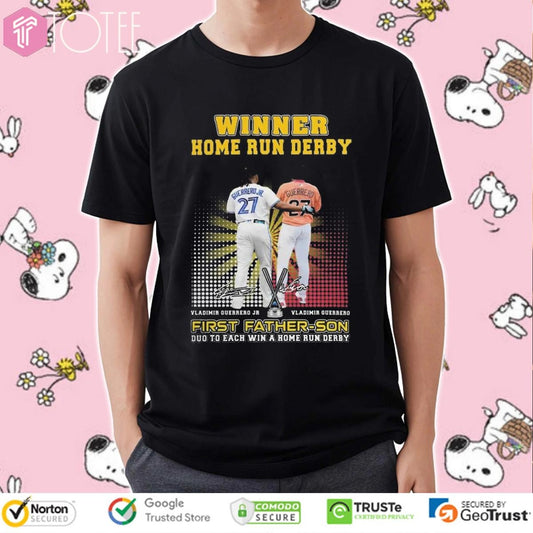 Winner Home Run Derby Vladimir Guerrero First Father Son Duo To Each Win T-shirt