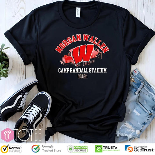 Wisconsin Badgers X Morgan Wallen Tour 2025 T-shirt