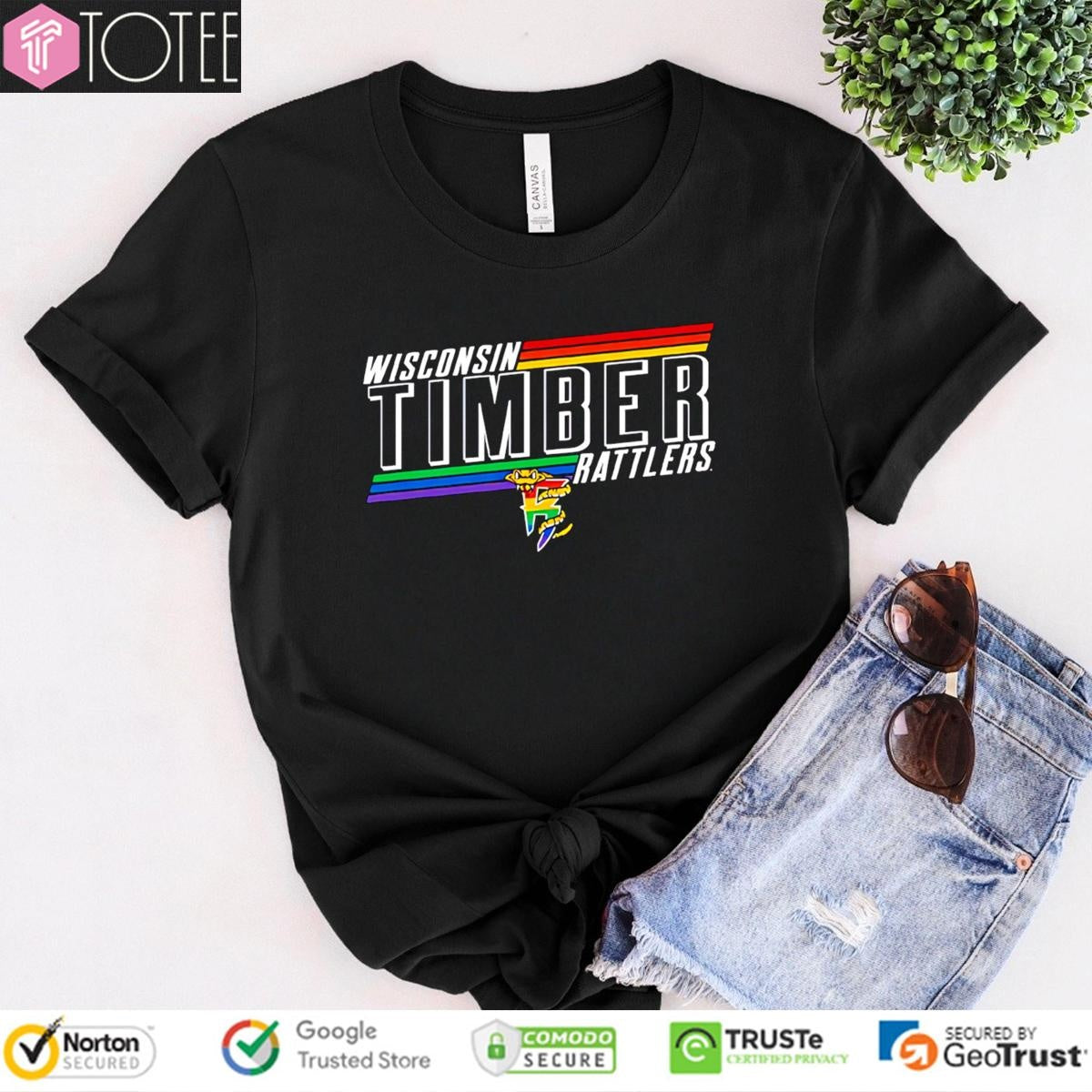 Wisconsin Timber Rattlers Baseball Pride Night Lgbt T-shirt