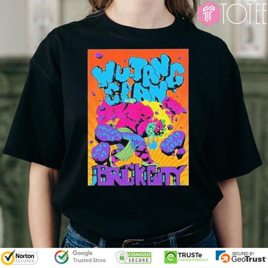 Wu Tang Clan Newark New Jersey 2025 Brick City T-shirt