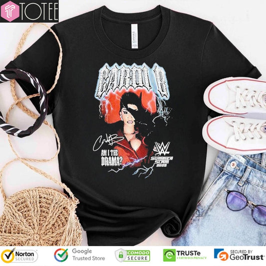 Wwe Cardi B Am I The Drama Summer Slam 2025 Signature T-shirt