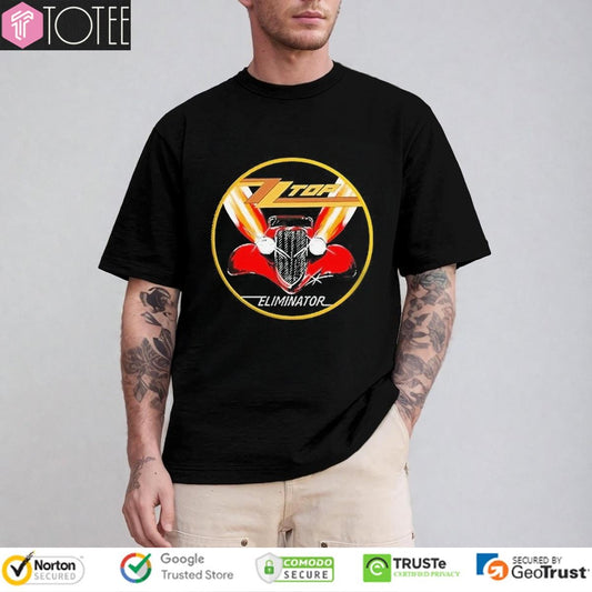 Zz Top Rock Band Eliminator Car T-shirt